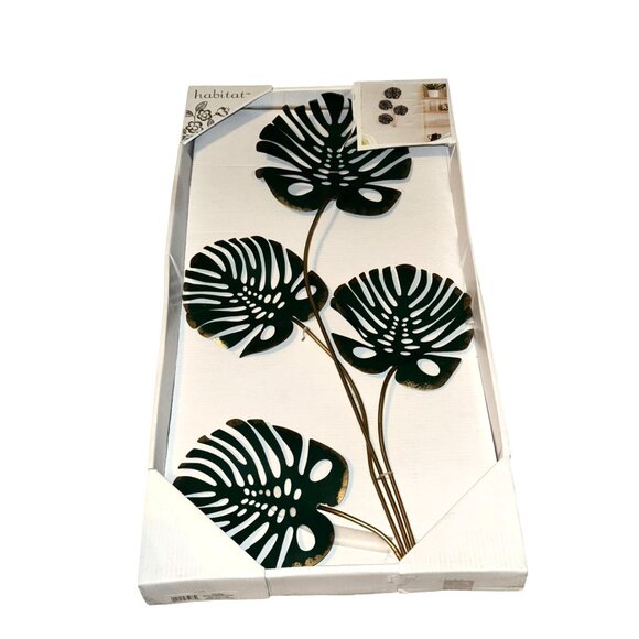 Brewster Mowry Leaf Metal Wall Art Green 23.5" X 15.1" X 1.1" - Picture 7 of 8